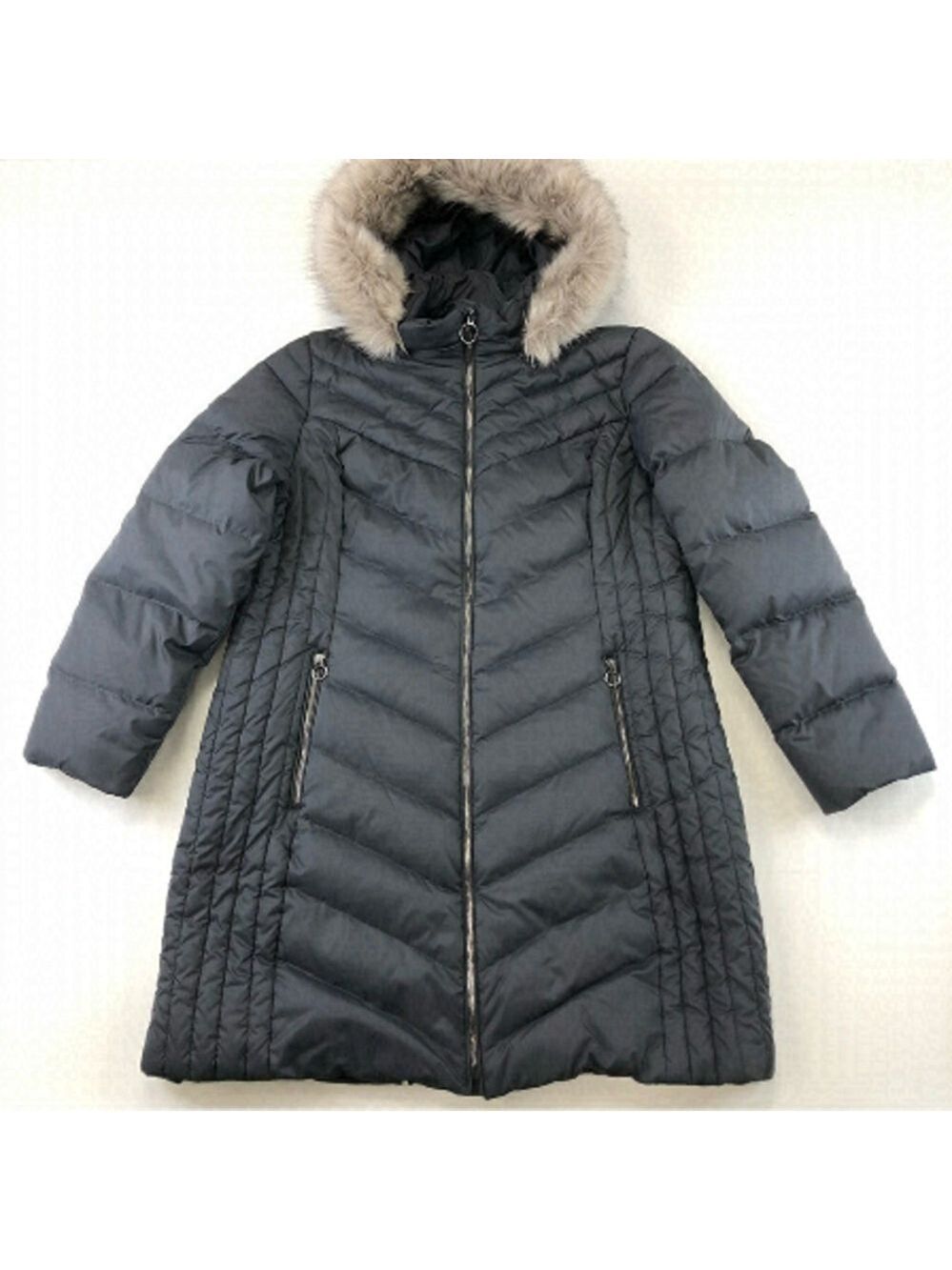 𝅺ANNE Klein chevron quilted puffa parka Size 16